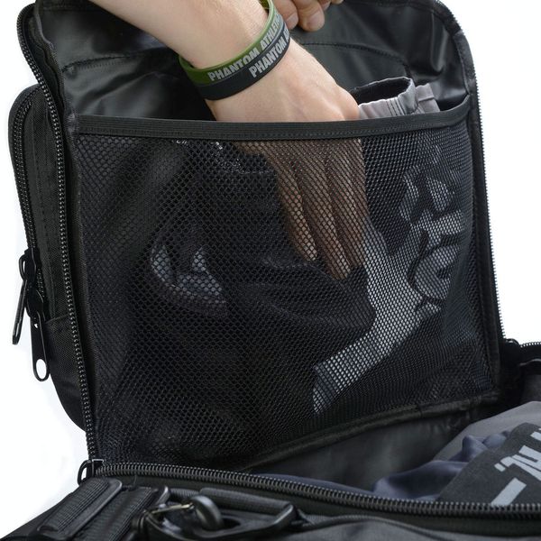Спортивна сумка Phantom Gym Bag Team Tactic Black (80л.) (пляшка в подарунок) 1881264537 фото