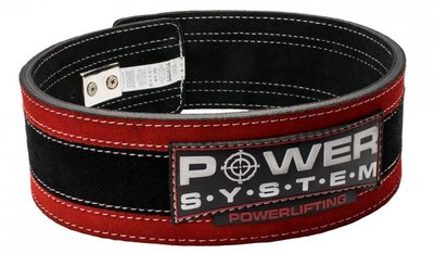 Пояс для важкої атлетики Power System Stronglift PS-3840 Black/Red L/XL 2016565335 фото