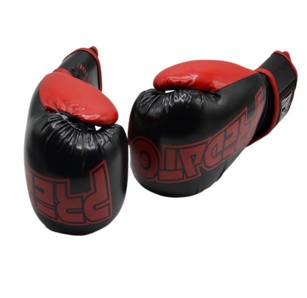 Боксерські рукавиці PowerPlay 3017 Predator Чорні карбон 12 унцій 855333912 фото
