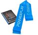 Стрічка-еспандер для фітнесу та реабілітації PowerPlay 4112 0.4мм MediBand Light Синя (6.8 кг) 1200359945 фото 1