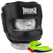 Боксерський шолом тренувальний PowerPlay 3067 з бампером PU + Amara Чорний XL 874863648 фото 1