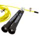 Скакалка швидкісна PowerPlay 4202 Ultra Speed Rope Жовта (2,9m.) 675929748 фото 3