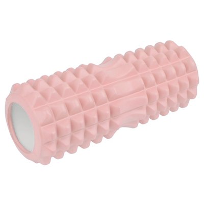 Масажний ролик (роллер) U-POWEX EVA foam roller (33x14см.) Type 2 Pink 1969725201 фото
