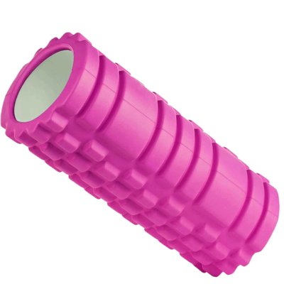 Масажний ролик (роллер) U-POWEX EVA foam roller (33x14см.) Pink 1969725202 фото