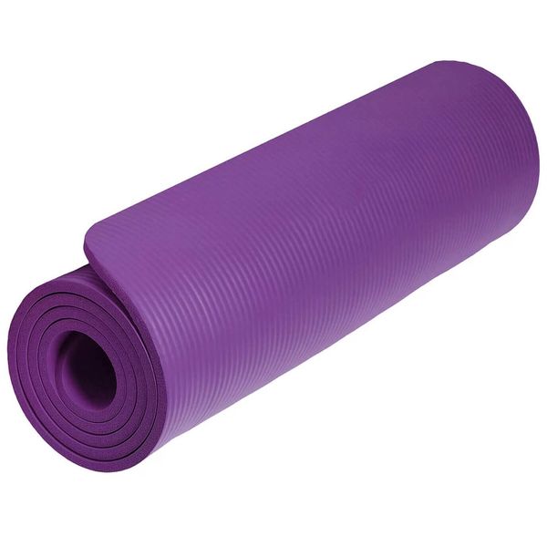 Килимок для йоги та фітнесу Power System PS-4017 NBR Fitness Yoga Mat Plus Purple (180х61х1) 1413481145 фото