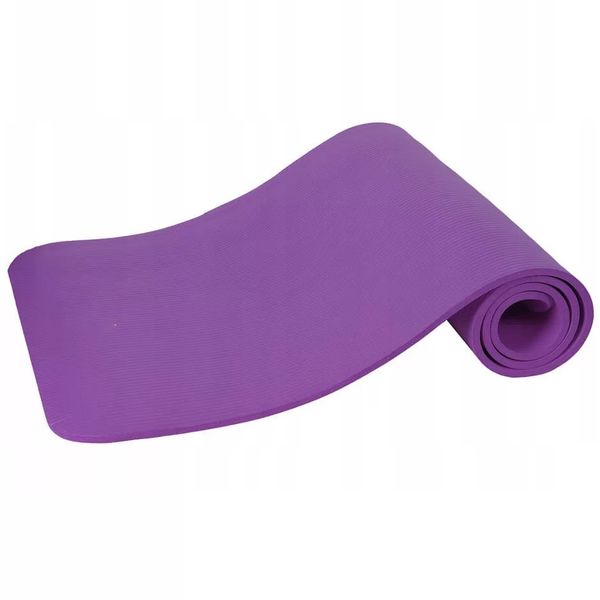Килимок для йоги та фітнесу Power System PS-4017 NBR Fitness Yoga Mat Plus Purple (180х61х1) 1413481145 фото