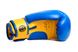 Боксерські рукавиці PowerPlay 3004 JR Classic Синьо-Жовті 8 унцій 855250584 фото 4