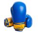 Боксерські рукавиці PowerPlay 3004 JR Classic Синьо-Жовті 8 унцій 855250584 фото 5