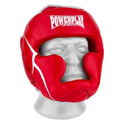 Боксерський шолом тренувальний PowerPlay 3100 PU Червоний S 1468022270 фото