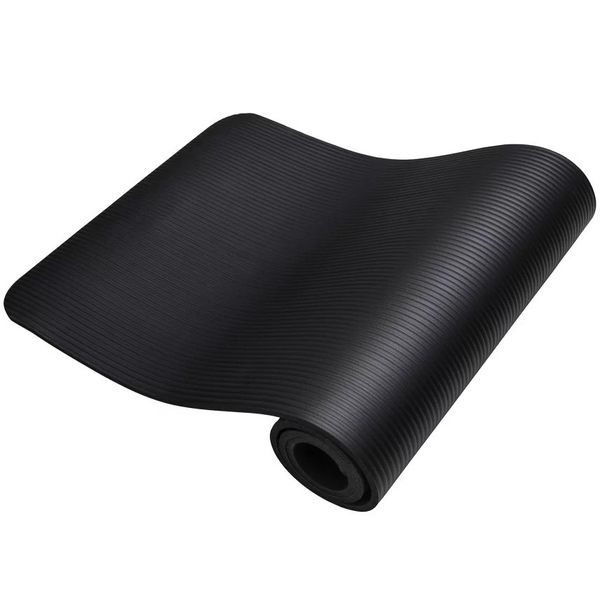 Килимок для йоги та фітнесу Power System PS-4017 NBR Fitness Yoga Mat Plus Black (180х61х1) 1413481146 фото