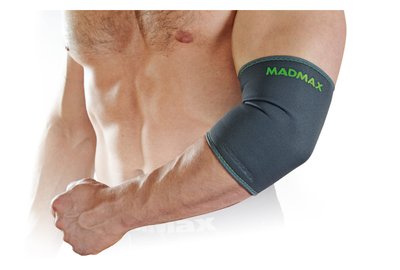 Налокітник MadMax MFA-293 Zahoprene Elbow Support Dark Grey/Green (1шт.) S 1969530943 фото