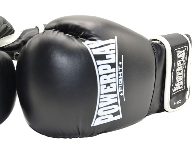 Боксерські рукавиці PowerPlay 3019 Challenger Чорні 8 унцій 772980230 фото