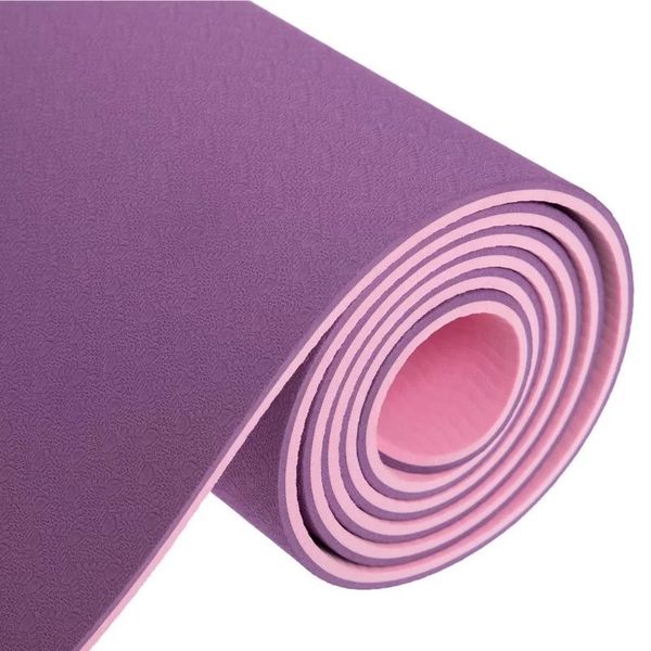 Килимок для йоги та фітнесу Power System PS-4060 TPE Yoga Mat Premium Purple (183х61х0.6) 1413481150 фото