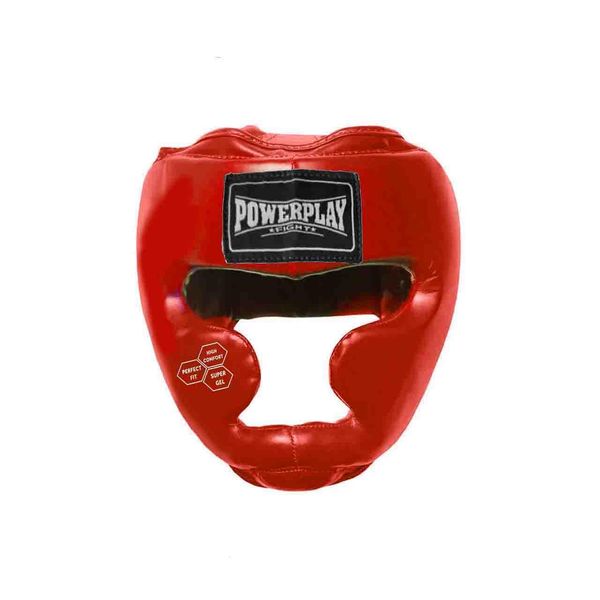 Боксерський шолом тренувальний PowerPlay 3043 Червоний S 773315132 фото