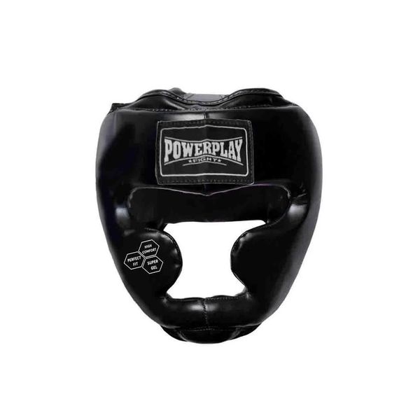 Боксерський шолом тренувальний PowerPlay 3043 Чорний S 773315161 фото
