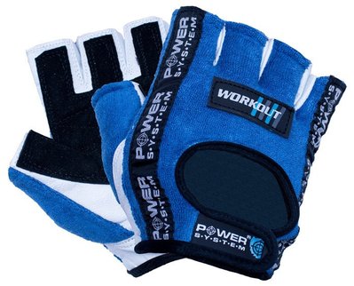 Рукавички для фітнесу Power System PS-2200 Workout Blue XS 1413480650 фото