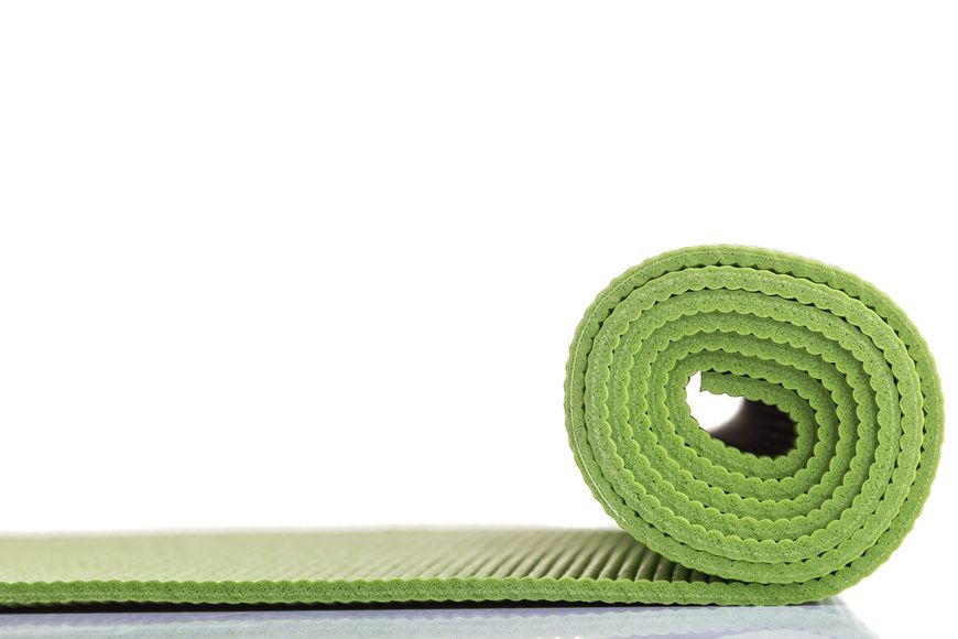 Килимок для йоги та фітнесу Power System PS-4014 PVC Fitness-Yoga Mat Green (173x61x0.6) 1411784154 фото