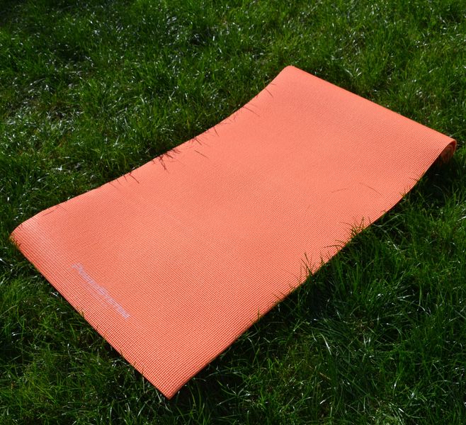 Килимок для йоги та фітнесу Power System PS-4014 PVC Fitness-Yoga Mat Orange (173x61x0.6) 1411784157 фото
