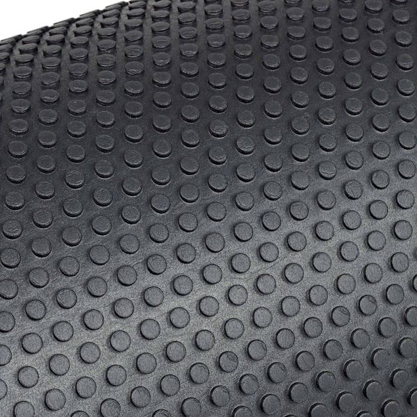 Масажний ролик (валик) 7SPORTS гладкий Foam Roller EVA чорний (30*15см.) 1859699304 фото