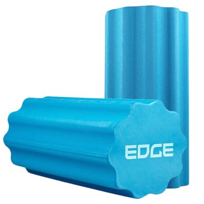 Масажний ролик EDGE профільований YOGA Roller EVA RO3-45 синій (45*15см.) 1859699305 фото
