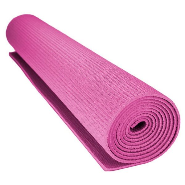 Килимок для йоги та фітнесу Power System PS-4014 PVC Fitness Yoga Mat Pink (173x61x0.6) 1411784168 фото