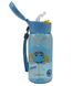 Пляшка для води CASNO 400 мл KXN-1195 Синя (восьминіг) з соломинкою 1233934329 фото 4