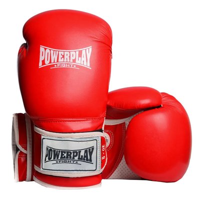 Боксерські рукавиці PowerPlay 3019 Challenger Червоні 12 унцій 855346466 фото