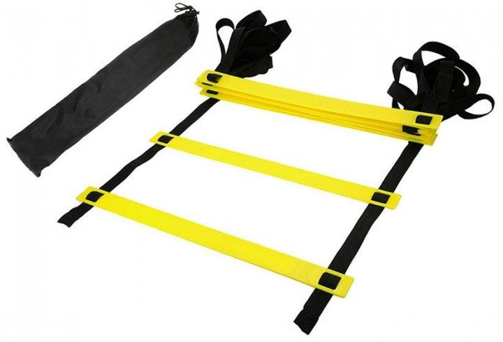 Координаційні сходи для тренування швидкості Power System PS-4087 Agility Speed Ladder Black/Yellow 1411784017 фото