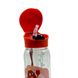 Пляшка для води CASNO 400 мл KXN-1195 Червона (краб) з соломинкою 1233934330 фото 5