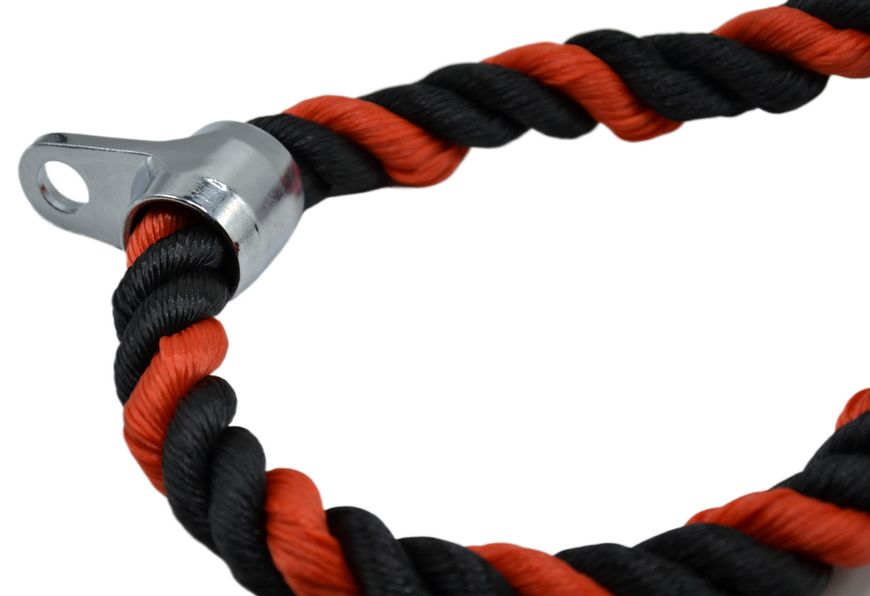 Канат для трицепса з подвійним хватом Power System PS-4041 Triceps Rope Black/Red 1411784256 фото