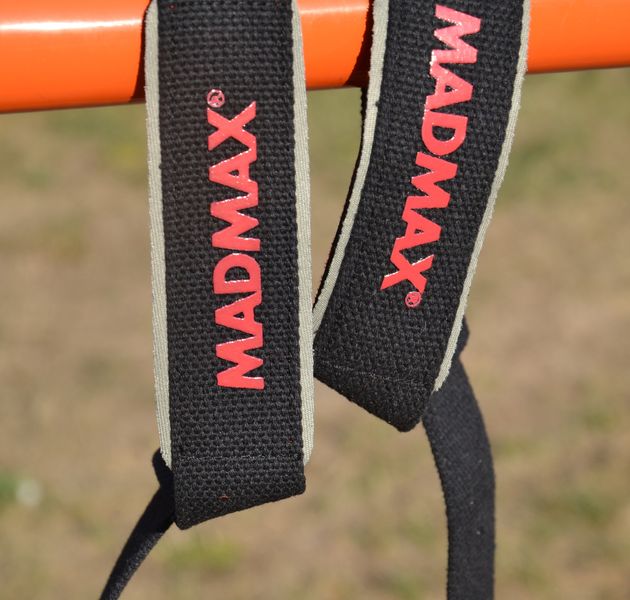 Лямки для тяги MadMax MFA-267 PWR Straps Black/Grey/Red 1925919645 фото