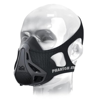 Маска для тренування дихання Phantom Training Mask Black M 1882200637 фото
