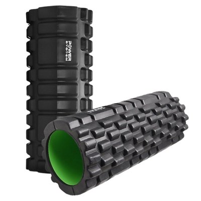 Масажний ролик (роллер) Power System PS-4050 Fitness Foam Roller Black/Green (33x15см.) 1411784177 фото