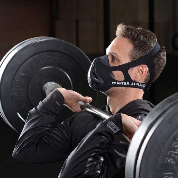 Маска для тренування дихання Phantom Training Mask Black M 1882200637 фото