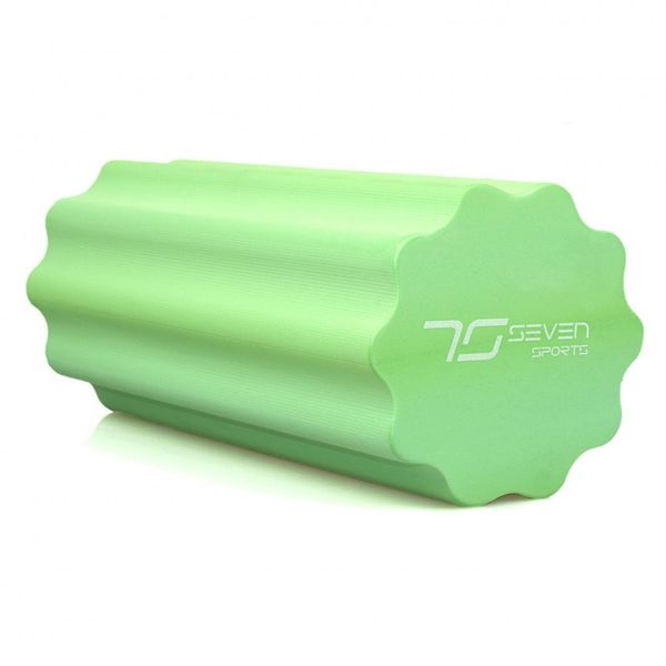 Масажний ролик 7SPORTS профільований YOGA Roller EVA RO3-45 зелений (45*15см.) 1688971342 фото