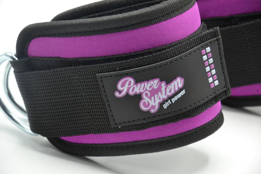 Манжети на щиколотку Power System PS-3450 Ankle Strap Gym Babe Purple 1413481202 фото