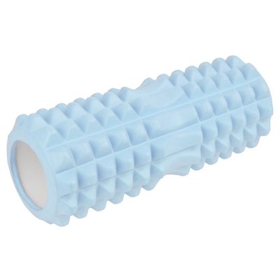 Масажний ролик (роллер) U-POWEX EVA foam roller (33x14см.) Type 2 Blue 1969725218 фото