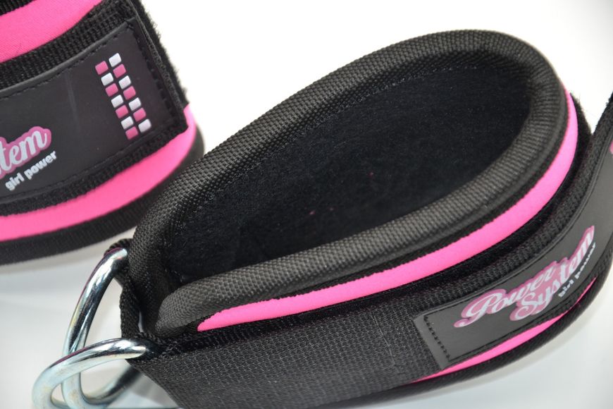 Манжети на щиколотку Power System PS-3450 Ankle Strap Gym Babe Pink 1413481203 фото