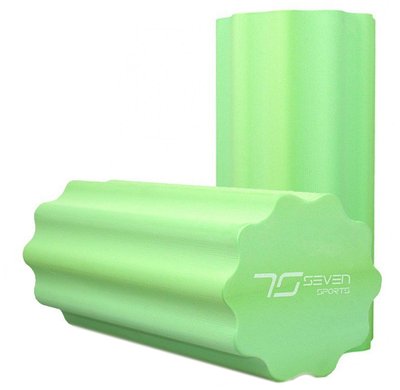 Масажний ролик 7SPORTS профільований YOGA Roller EVA RO3-30 зелений (30*15см.) 1688971344 фото