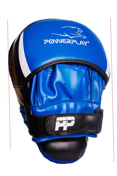 Лапи боксерські PowerPlay 3050 Чорно-Сині PU [пара] 772889257 фото
