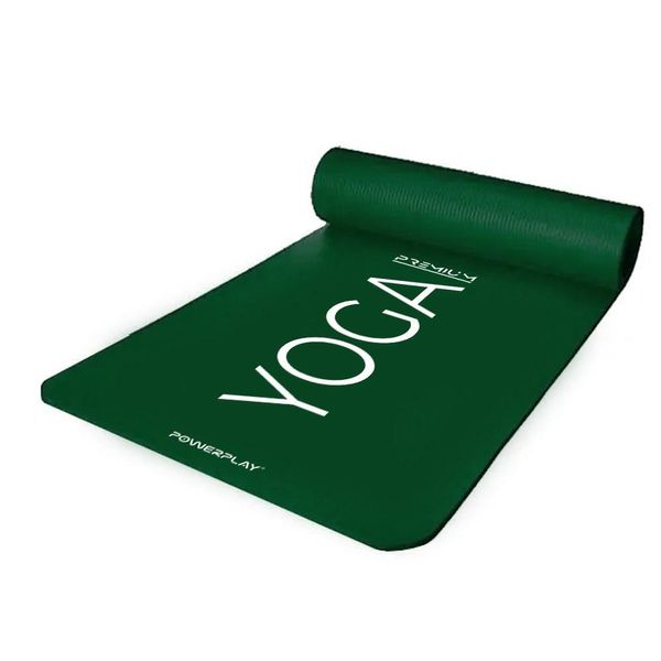 Килимок для йоги та фітнесу PowerPlay 4151 NBR Performance Mat Зелений (183x61x1.5) 1322699917 фото