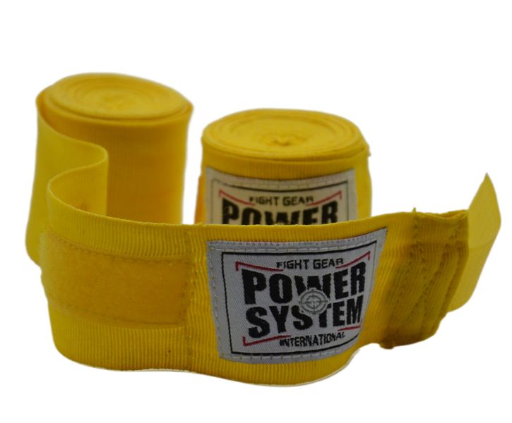 Бинти для боксу Power System PS-3404 Yellow (4 м) 1413481452 фото