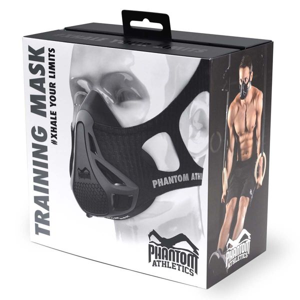 Маска для тренування дихання Phantom Training Mask Black L 1882200641 фото