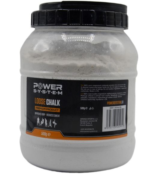 Магнезія спортивна суха PowerSystem PS-4090 Powder Chalk 500 г. 1411784187 фото