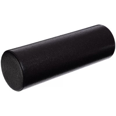 Масажний ролик (роллер) гладкий U-POWEX EPP foam roller (45*15cm) Black 1969725224 фото