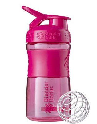 Шейкер спортивний (пляшка) BlenderBottle SportMixer Flip 20oz/590ml Pink FL 1386055480 фото
