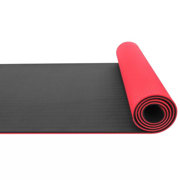 Килимок для йоги та фітнесу Power System PS-4060 TPE Yoga Mat Premium Red (183х61х0.6) 1413481595 фото