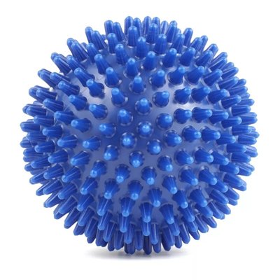 Масажний м'яч з шипами 7SPORTS Sonic Ball PJ-10 d10см. Синій 1688971353 фото