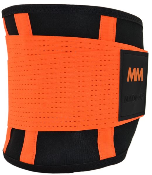 Пояс компресійний MadMax MFA-277 Slimming belt Black/neon orange M 1925919607 фото