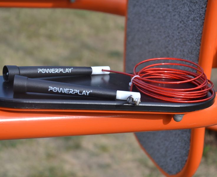 Скакалка швидкісна PowerPlay 4202 Ultra Speed Rope Червона (2,9m.) 1462002572 фото